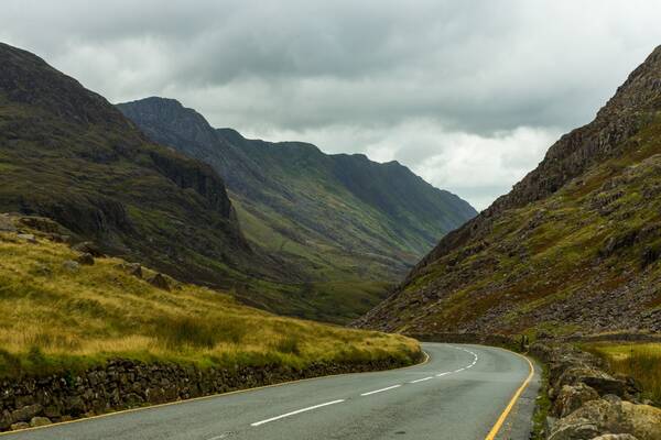 The Llanberis Pass, accesible from The Royal Victoria Hotel in Llanberis