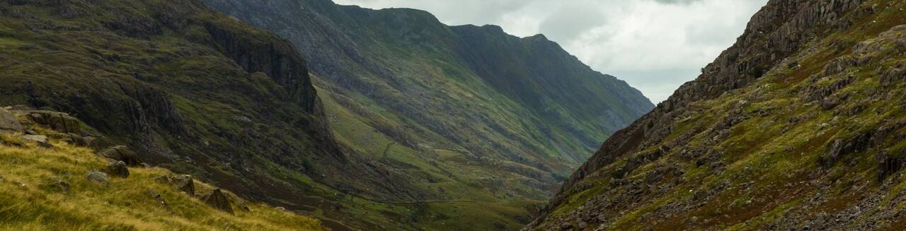 The Llanberis Pass, accesible from The Royal Victoria Hotel in Llanberis