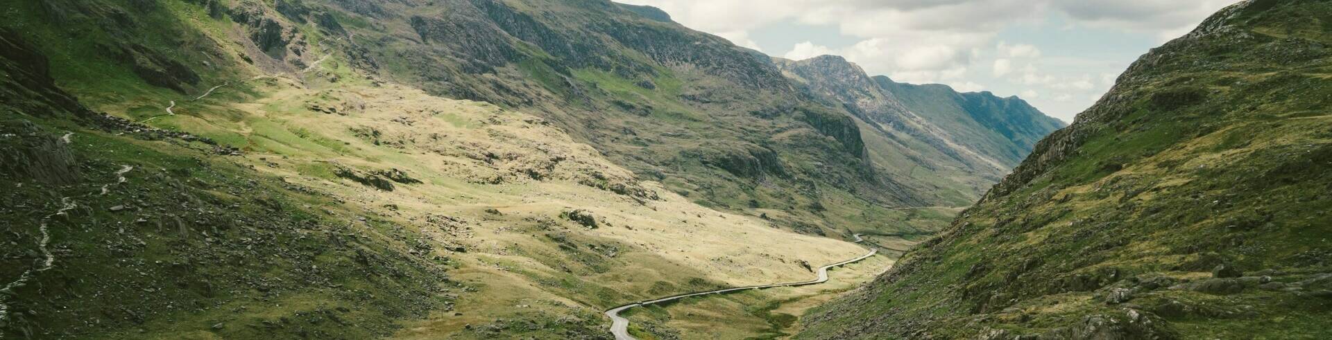 View of the Llanberis pass