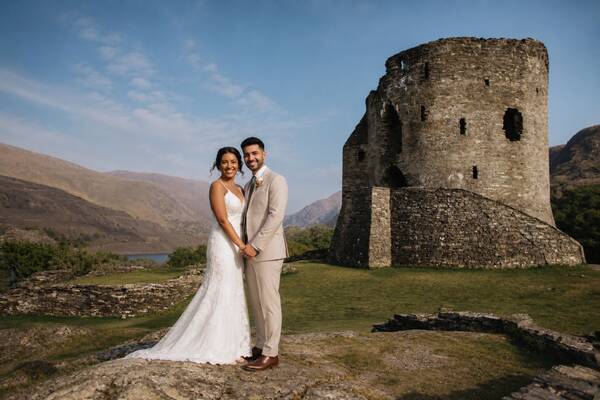 Dolbadarn Wedding Portrait