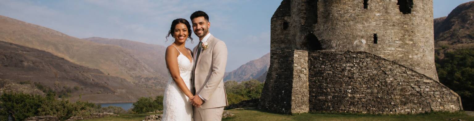 Dolbadarn Wedding Portrait